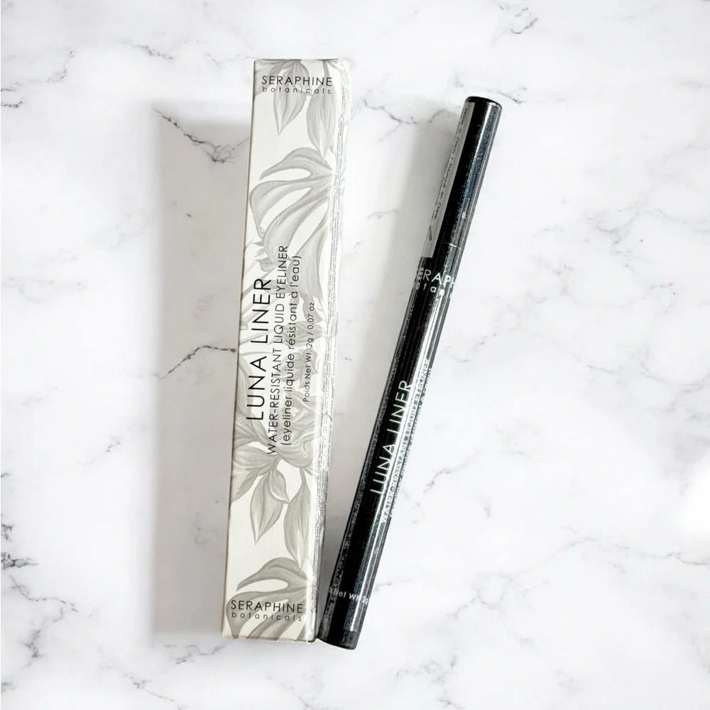 SERAPHINE Botanicals Luna Liner Liquid Eyeliner - Black - New in Box